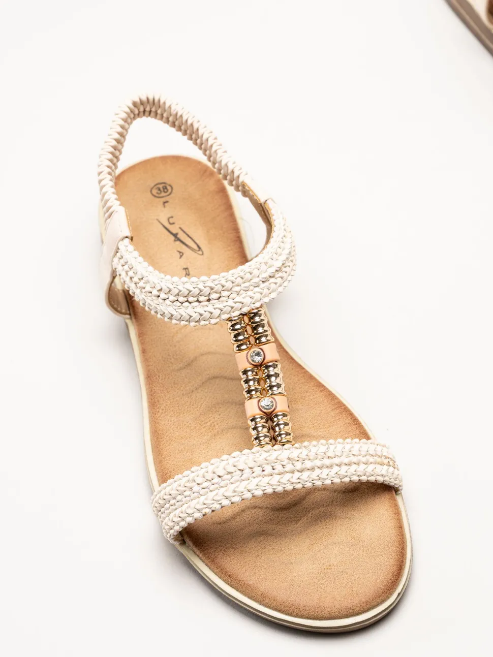 Lunar - Vita sandaler