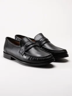 Marco Bossi - Svarta loafers i skinn