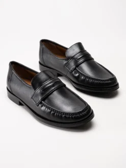 Marco Bossi - Svarta loafers i skinn