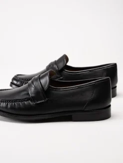 Marco Bossi - Svarta loafers i skinn