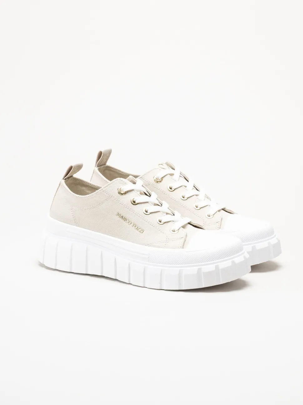 Marco Tozzi - Beige chunky sneakers