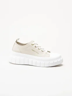 Marco Tozzi - Beige chunky sneakers