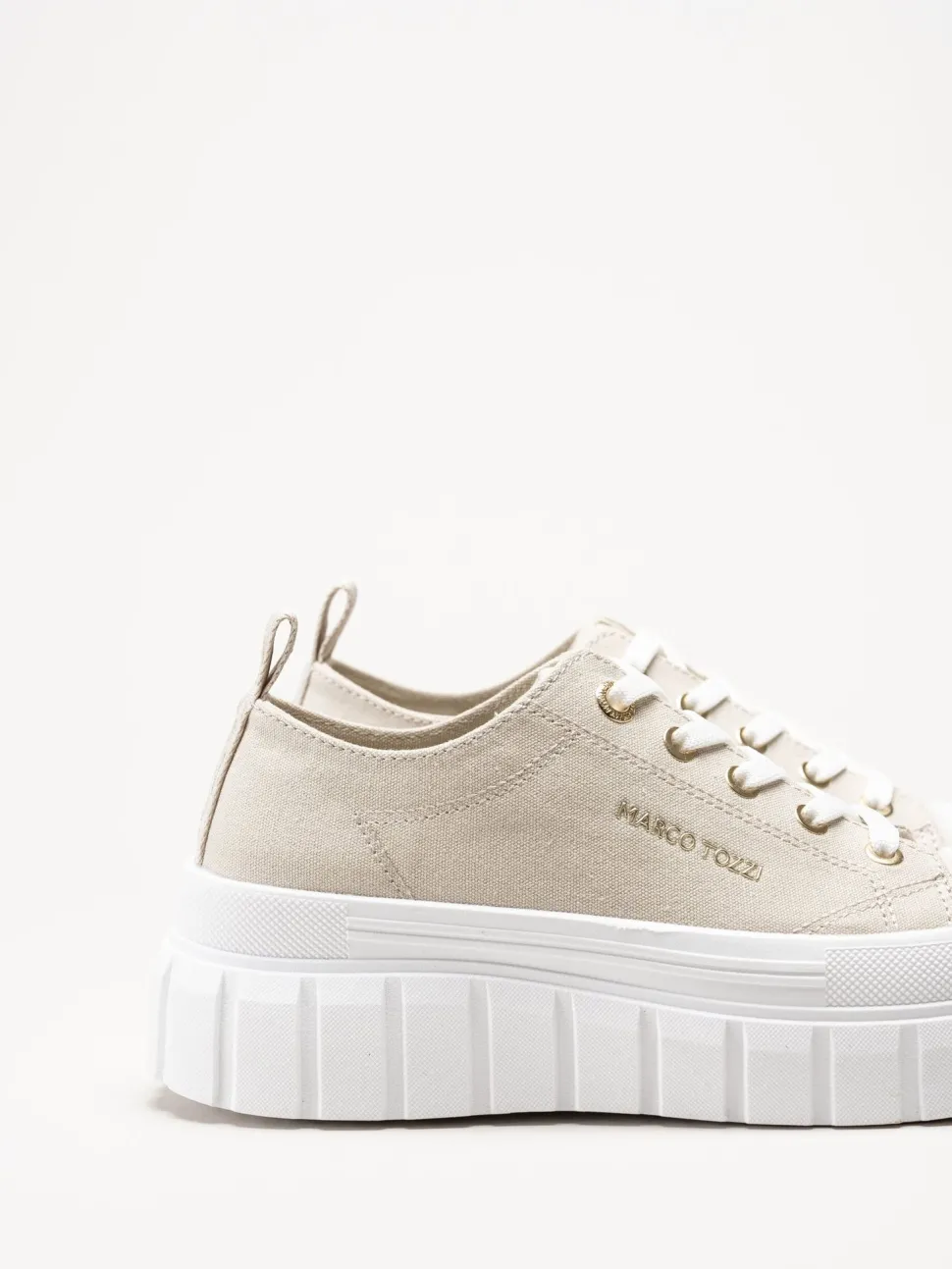 Marco Tozzi - Beige chunky sneakers