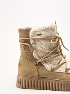 Marco Tozzi - Beige fodrade boots