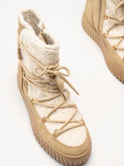 Marco Tozzi - Beige fodrade boots