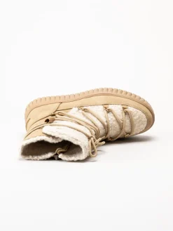 Marco Tozzi - Beige fodrade boots