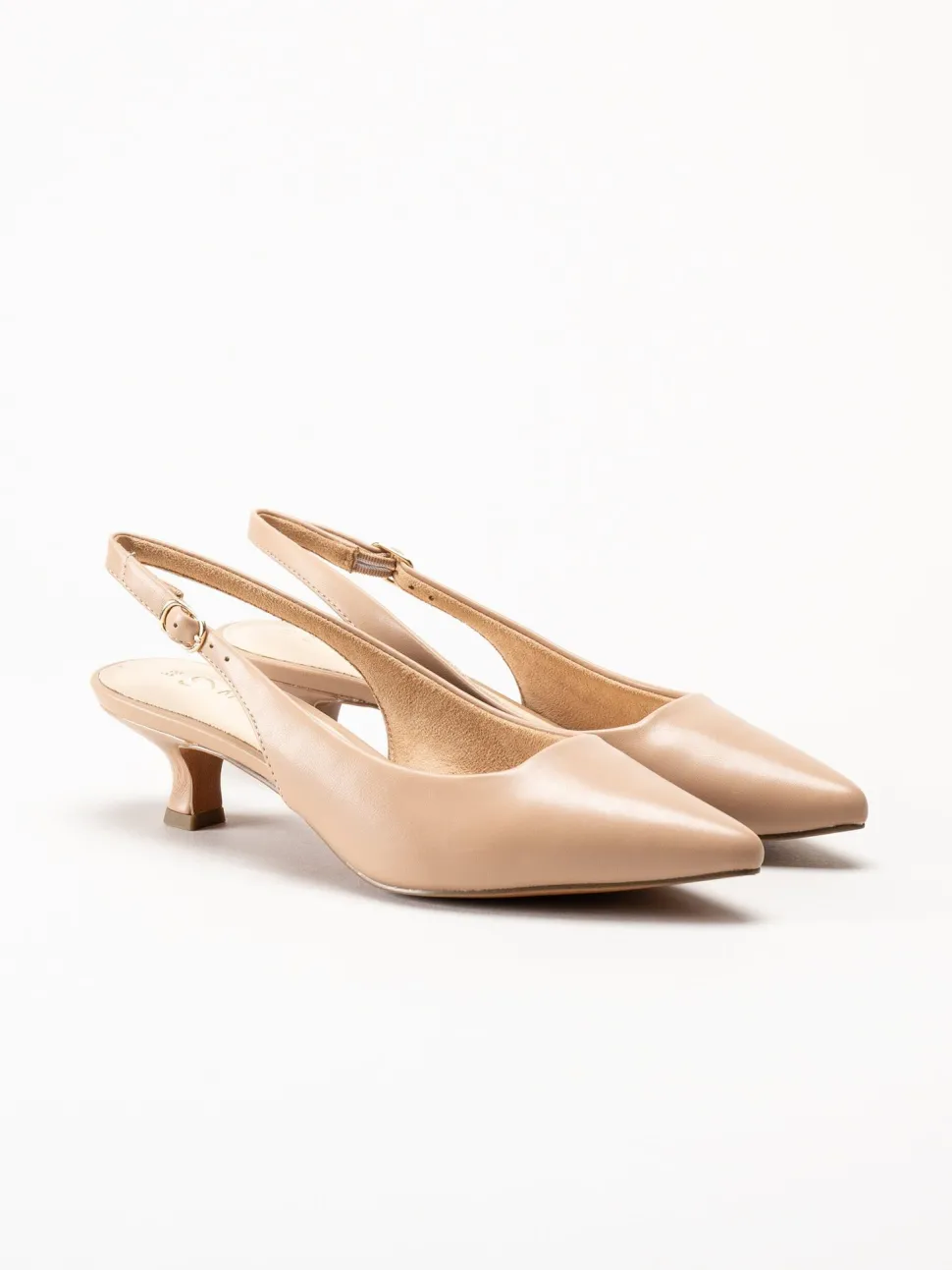 Marco Tozzi - Beige slingback pumps