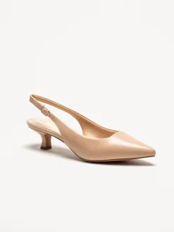 Marco Tozzi - Beige slingback pumps