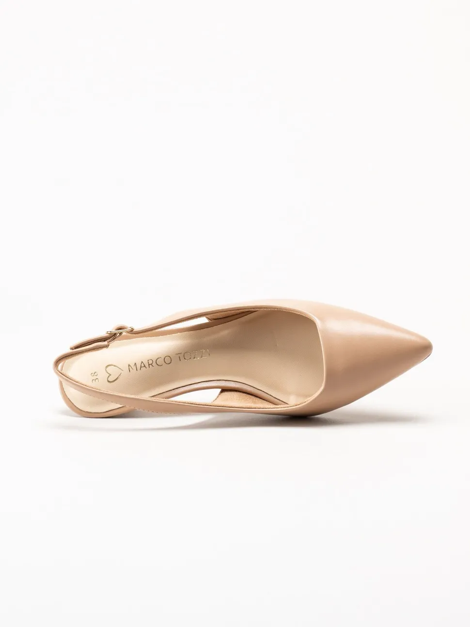 Marco Tozzi - Beige slingback pumps