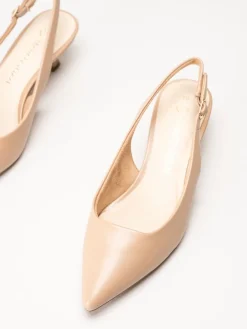 Marco Tozzi - Beige slingback pumps