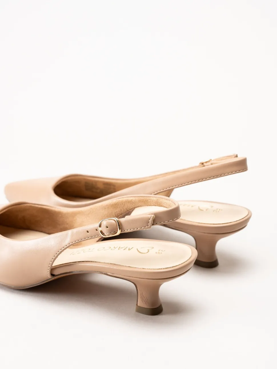 Marco Tozzi - Beige slingback pumps