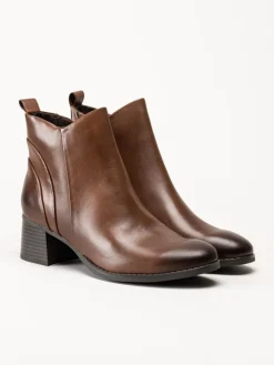 Marco Tozzi - Bruna boots i skinn