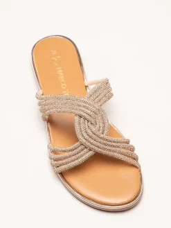 Marco Tozzi - Guldfärgade sandaler