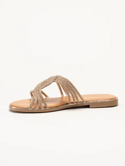Marco Tozzi - Guldfärgade sandaler