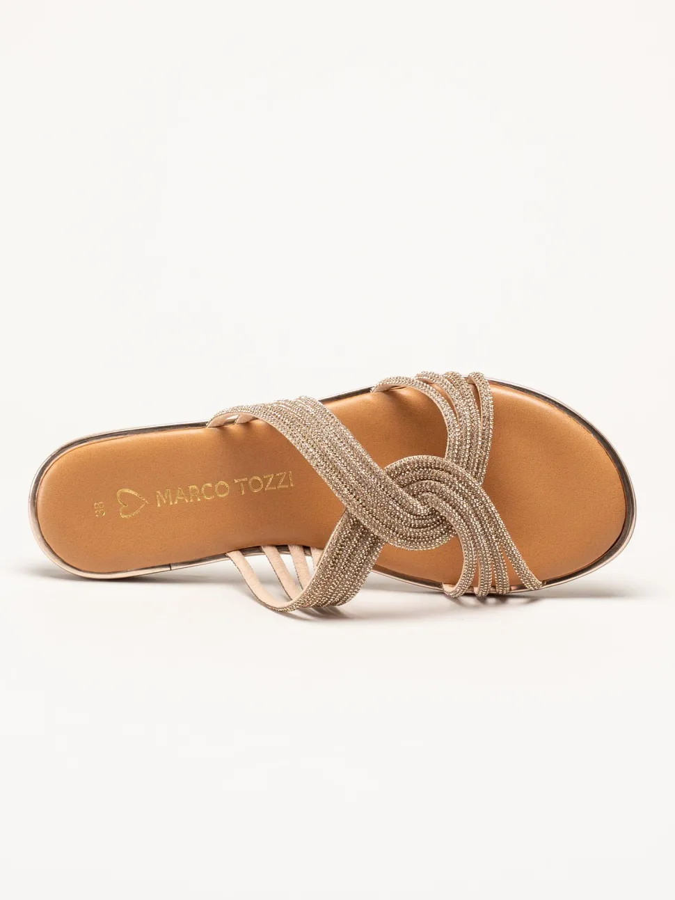 Marco Tozzi - Guldfärgade sandaler