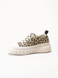 Marco Tozzi - Leopardmönstrade chunky sneakers