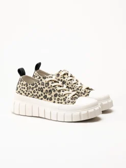 Marco Tozzi - Leopardmönstrade chunky sneakers