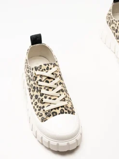 Marco Tozzi - Leopardmönstrade chunky sneakers