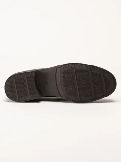 Marco Tozzi - Mörkbruna loafers i skinn
