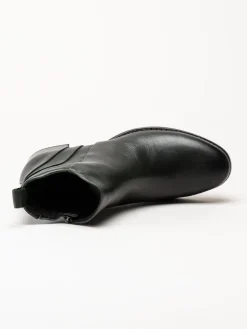 Marco Tozzi - Mörkgröna boots i skinn