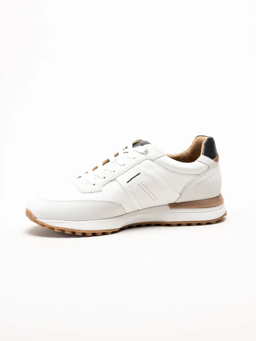 Marco Tozzi - MT Sport - Vita sneakers i skinn och mocka
