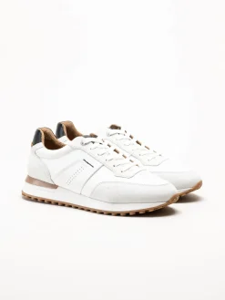 Marco Tozzi - MT Sport - Vita sneakers i skinn och mocka