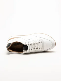 Marco Tozzi - MT Sport - Vita sneakers i skinn och mocka