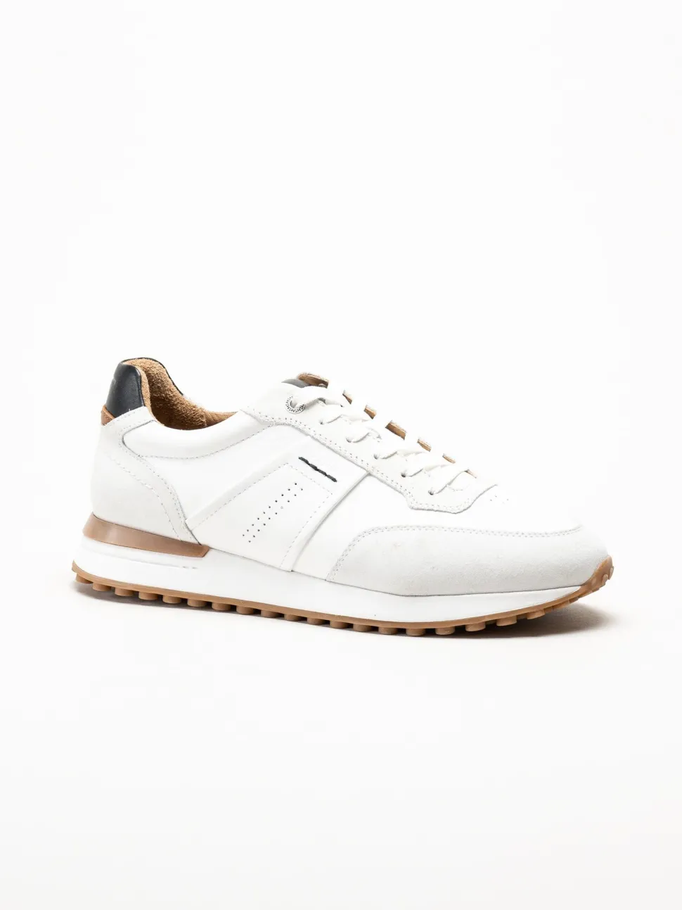 Marco Tozzi - MT Sport - Vita sneakers i skinn och mocka