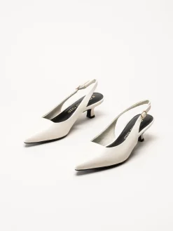 Marco Tozzi - Offwhite slingback pumps