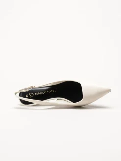 Marco Tozzi - Offwhite slingback pumps