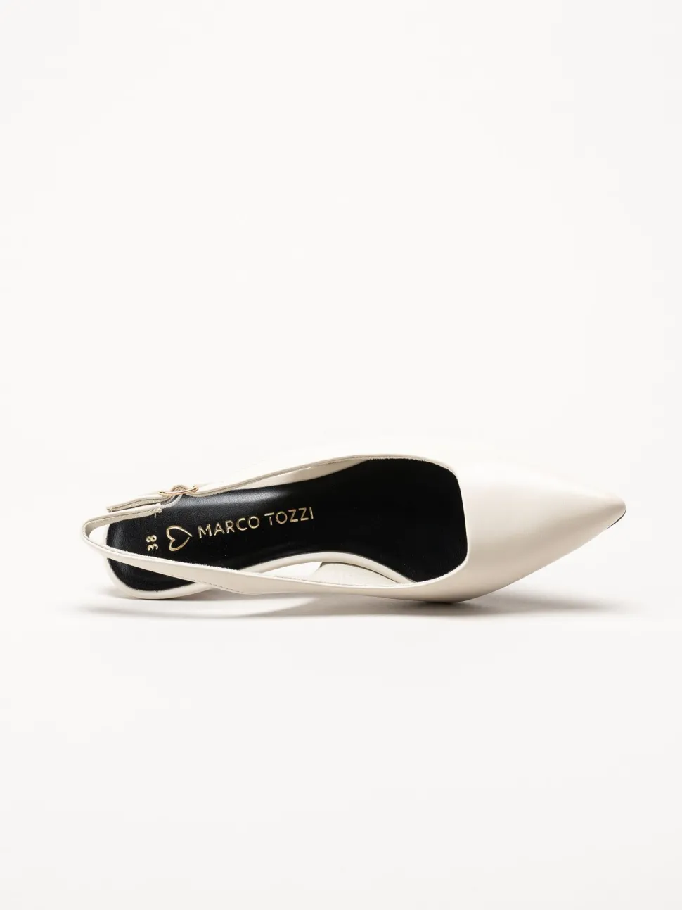 Marco Tozzi - Offwhite slingback pumps