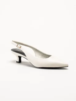 Marco Tozzi - Offwhite slingback pumps