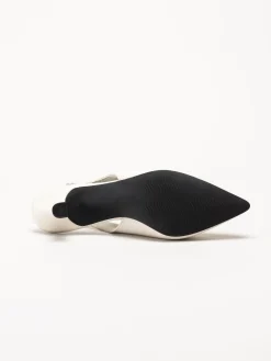 Marco Tozzi - Offwhite slingback pumps