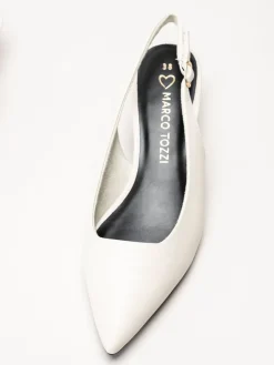 Marco Tozzi - Offwhite slingback pumps