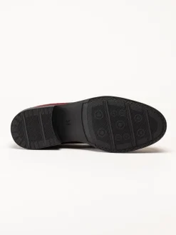 Marco Tozzi - Röda loafers i mocka