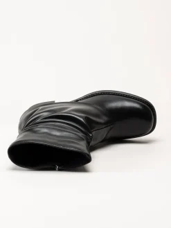 Marco Tozzi - Svarta boots med nedvikt skaft