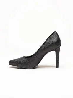Marco Tozzi - Svarta glitterpumps