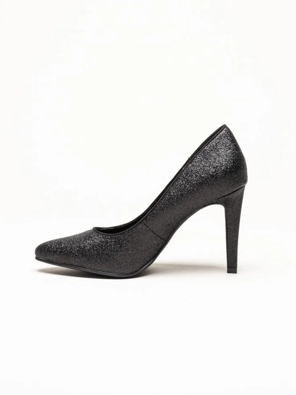Marco Tozzi - Svarta glitterpumps