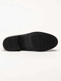Marco Tozzi - Svarta loafers i skinn