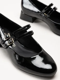 Marco Tozzi - Svarta pumps i lacksyntet