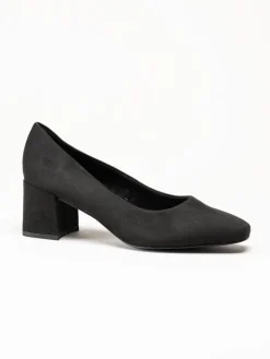 Marco Tozzi - Svarta pumps i mockaimitation