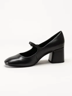 Marco Tozzi - Svarta pumps med slejf