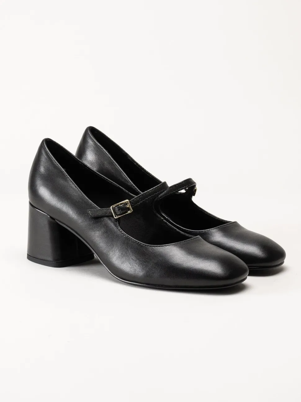 Marco Tozzi - Svarta pumps med slejf