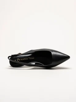 Marco Tozzi - Svarta slingback pumps