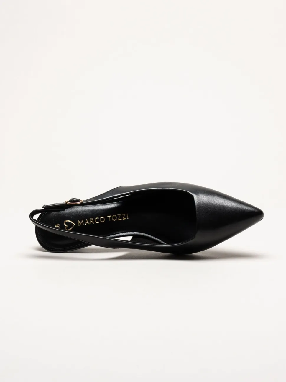Marco Tozzi - Svarta slingback pumps