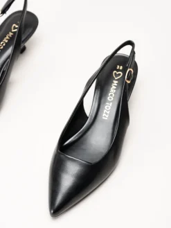 Marco Tozzi - Svarta slingback pumps