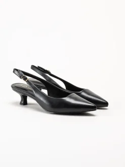 Marco Tozzi - Svarta slingback pumps