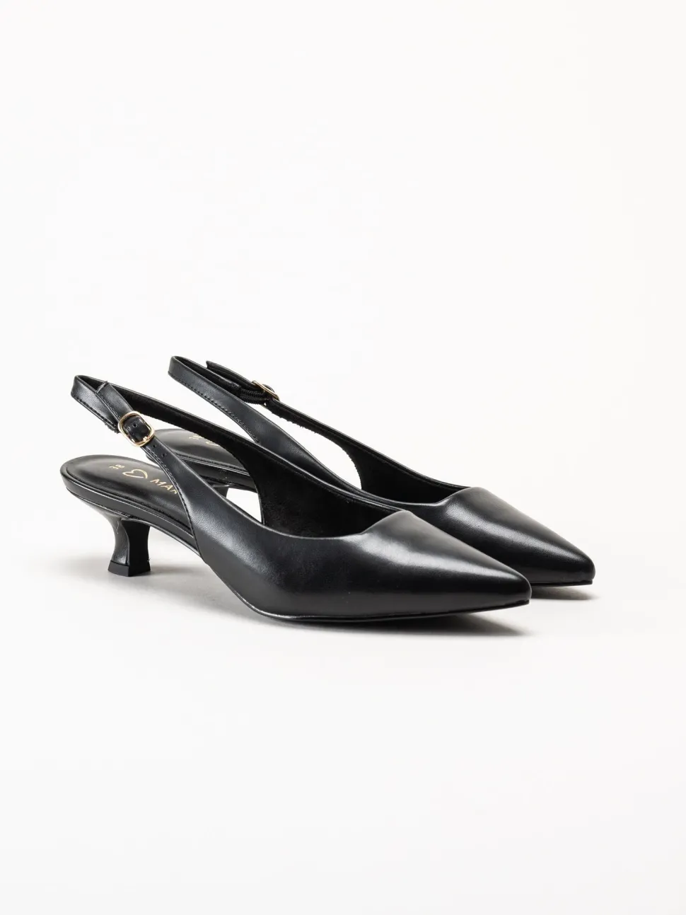 Marco Tozzi - Svarta slingback pumps