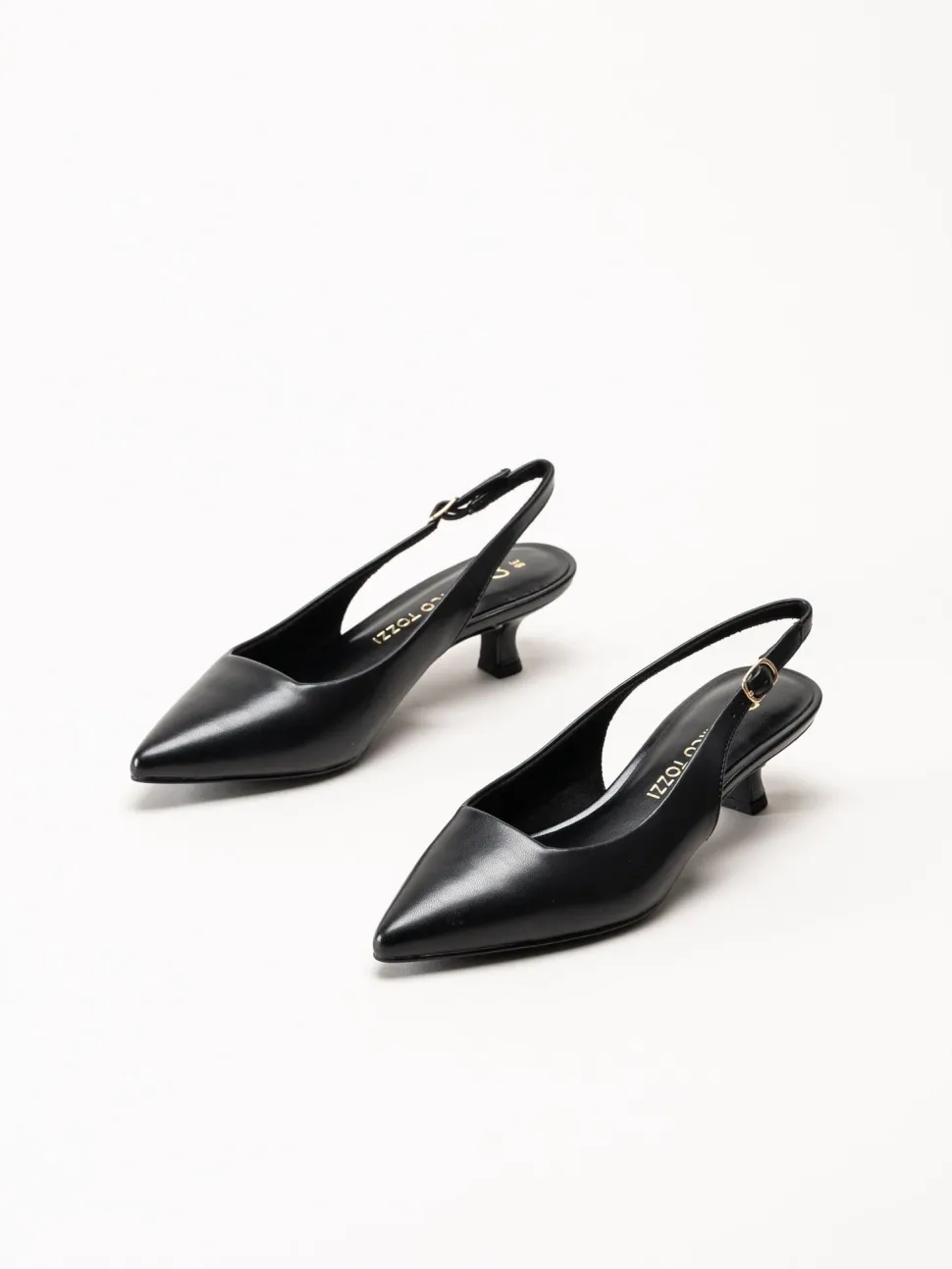 Marco Tozzi - Svarta slingback pumps