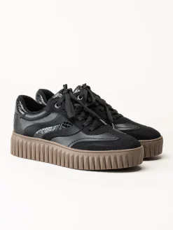 Marco Tozzi - Svarta sneakers